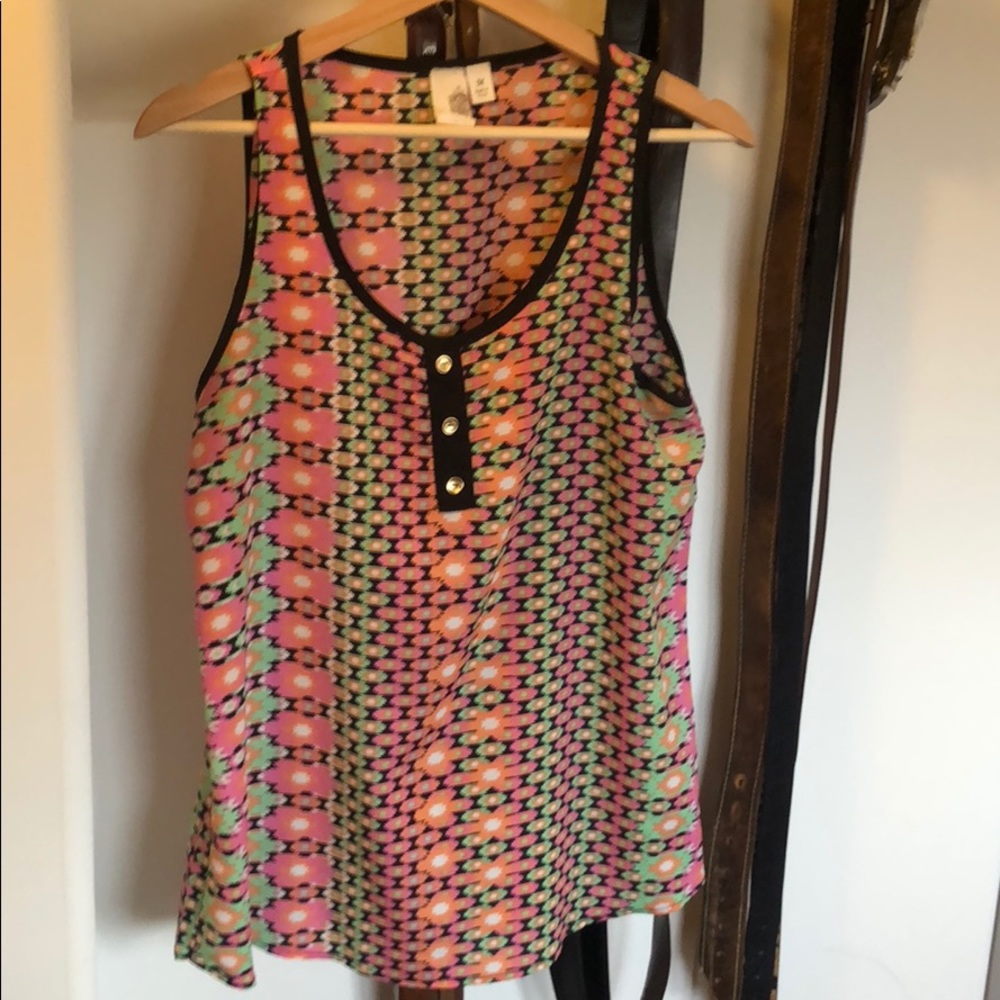Multi colored tank